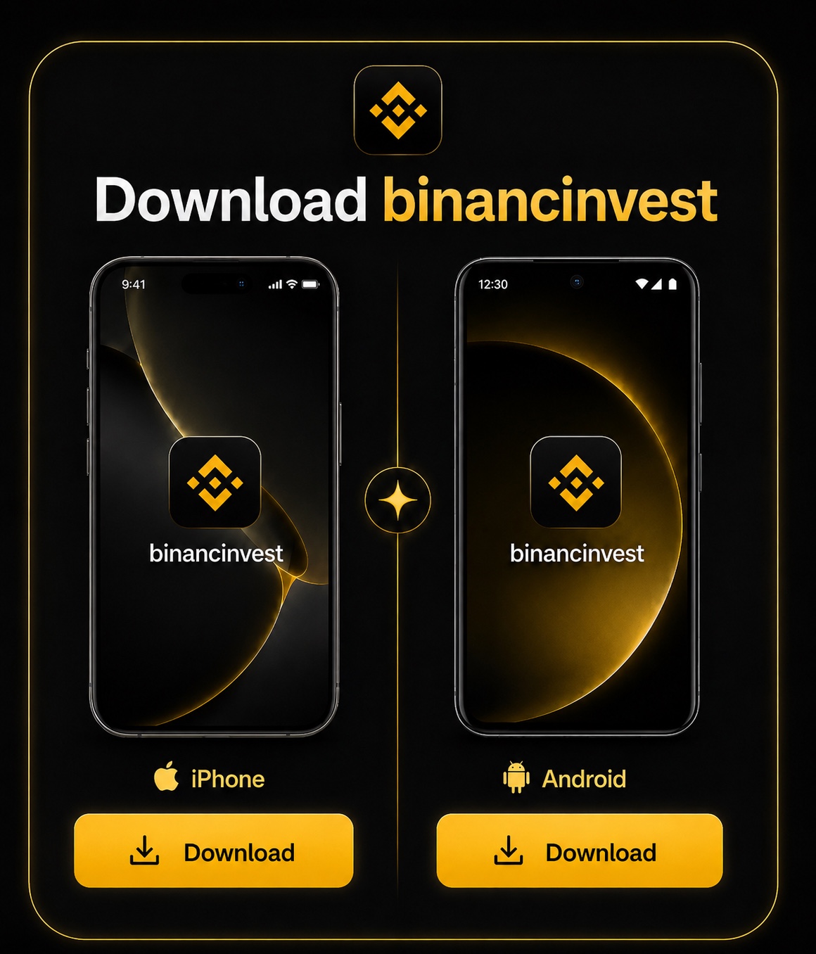 binancinvest download options for iPhone and Android