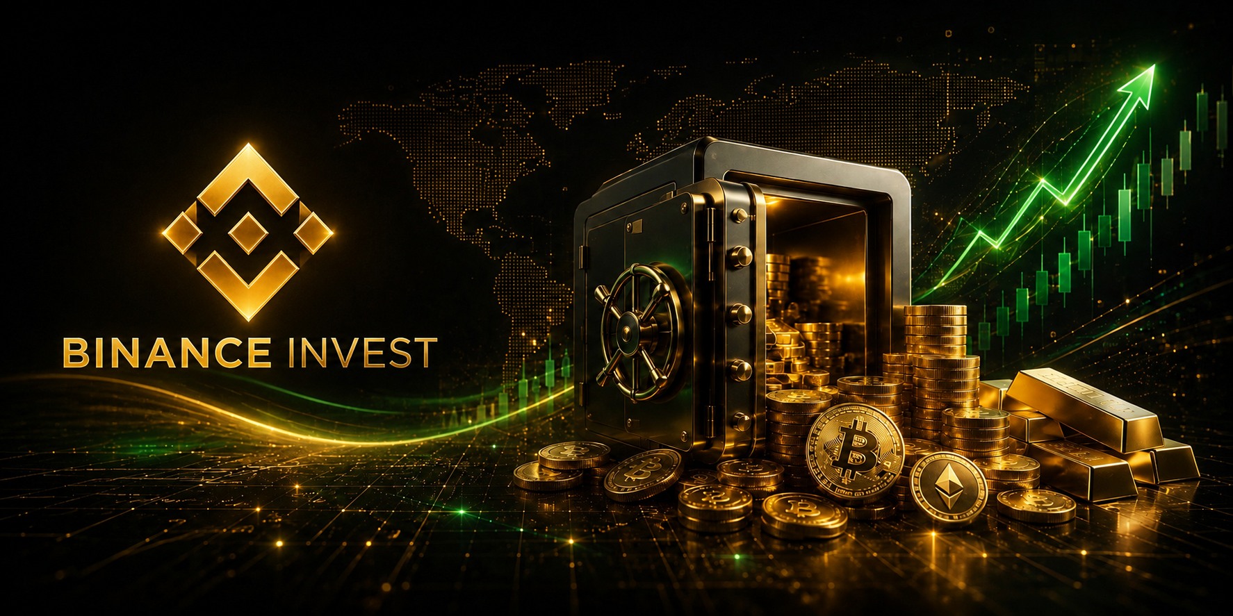 Binance Invest investment vault banner